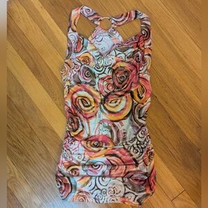 Colorful Swirl Pattern Tank Top